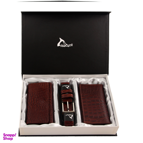 ست هدیه چرم طبیعی آدین چرم (Adin Charm) مدل DS24