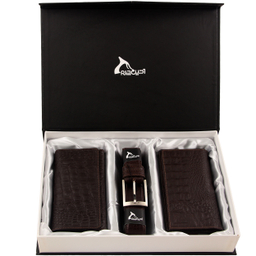 ست هدیه چرم طبیعی آدین چرم (Adin Charm) مدل DS24