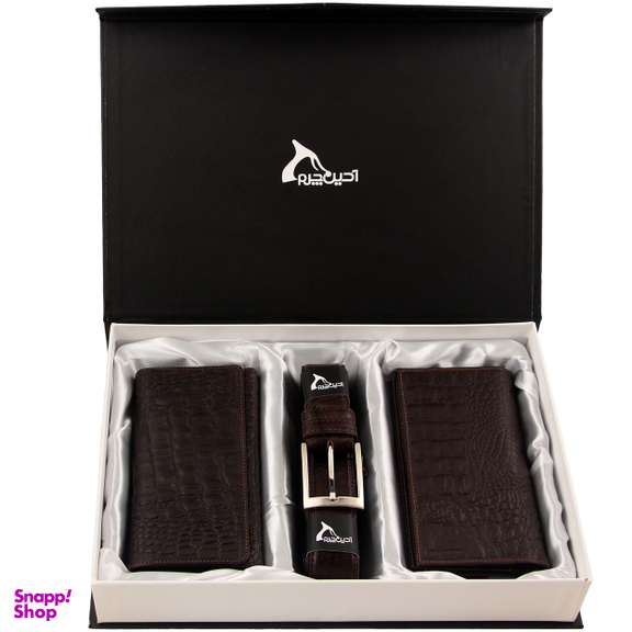 ست هدیه چرم طبیعی آدین چرم (Adin Charm) مدل DS24