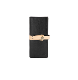 کیف زنانه پالتویی نیایش رنگ مشکی کاراملی