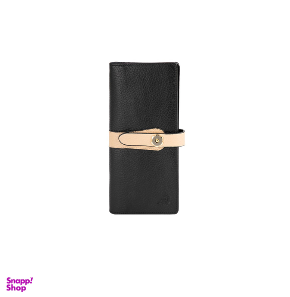 کیف زنانه پالتویی نیایش رنگ مشکی کاراملی