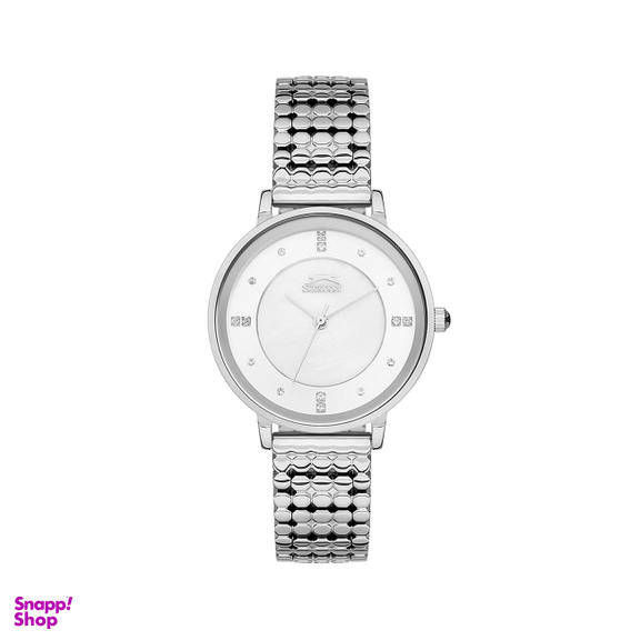 ساعت مچی زنانه اصل اسلازنجر (Slazenger) مدل SL096099302 رنگ نقره ای