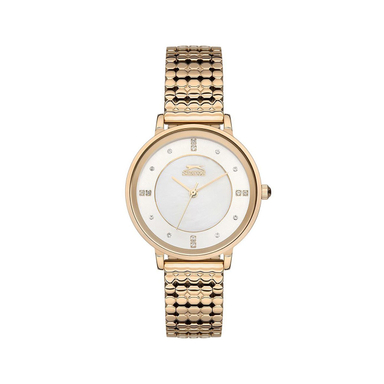 ساعت مچی زنانه اصل اسلازنجر (Slazenger) مدل SL096099303 رنگ طلایی