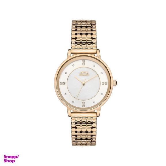 ساعت مچی زنانه اصل اسلازنجر (Slazenger) مدل SL096099303 رنگ طلایی