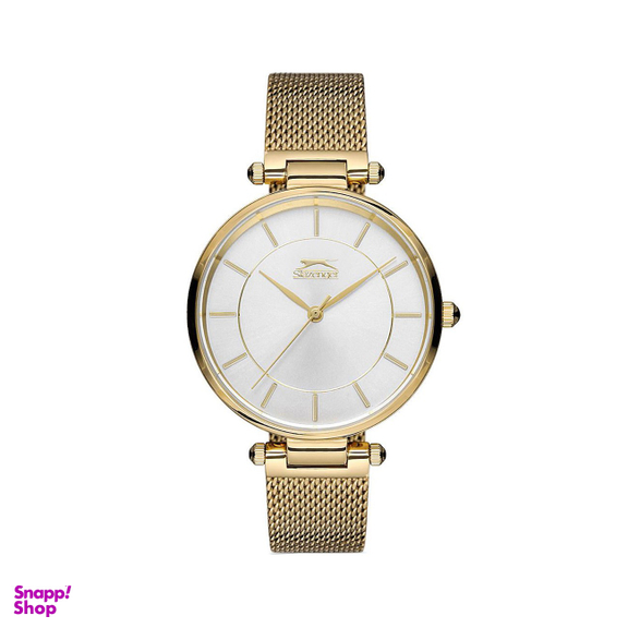 ساعت مچی زنانه اصل اسلازنجر (Slazenger) مدل SL096109304 رنگ طلایی