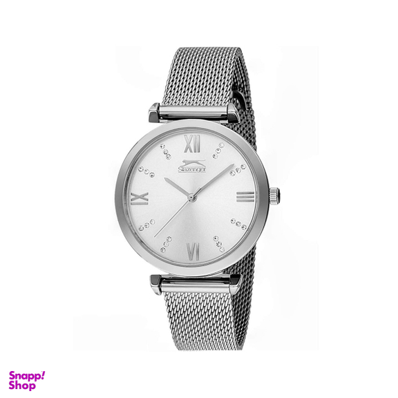 ساعت مچی زنانه اصل اسلازنجر (Slazenger) مدل SL096113302 رنگ نقره ای