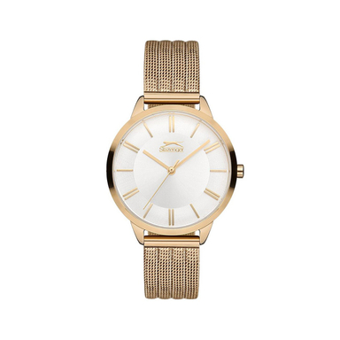 ساعت مچی زنانه اصل اسلازنجر (Slazenger) مدل SL096132301 رنگ طلایی