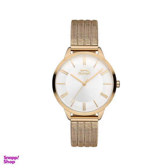 ساعت مچی زنانه اصل اسلازنجر (Slazenger) مدل SL096132301 رنگ طلایی