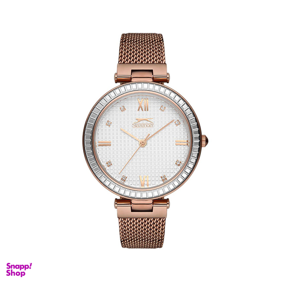 ساعت مچی زنانه اصل اسلازنجر (Slazenger) مدل SL096172303 رنگ رز گلد