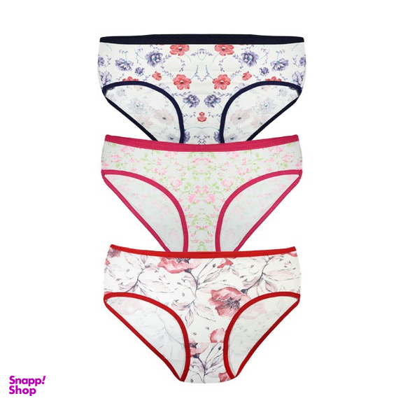 شورت زنانه اسلیپ (Slip) نهال مدل RG-INL 151 مجموعه 3 عددی