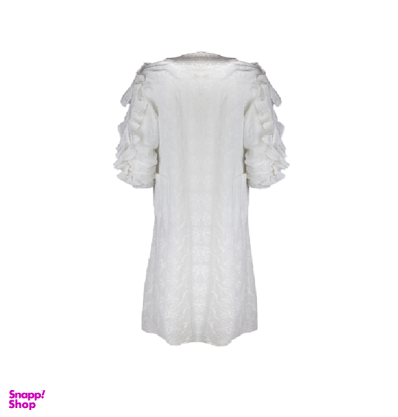 مانتو رنگ سفید آستین چیندار رنگ سفید سایز Free Size کد 30301158