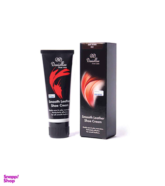 واکس دنیلی (Daniellee) مدل Smooth Leather Shoe Cream رنگ قهوه ای تیره