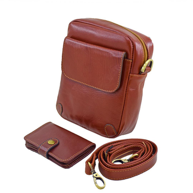 ست هدیه چرم آرتان کد AR07005lb رنگ عسلی