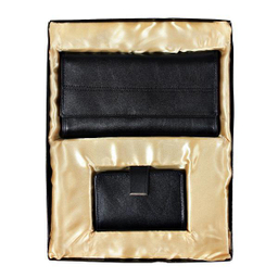 ست هدیه چرم آرتان کد ALZ094 رنگ مشکی