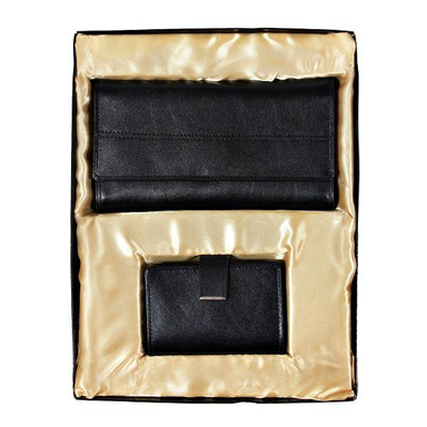 ست هدیه چرم آرتان کد ALZ094 رنگ مشکی