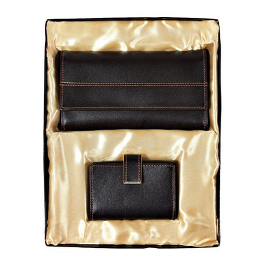 ست هدیه چرم آرتان کد ALZ094 رنگ قهوه ای