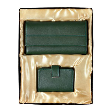 ست هدیه چرم آرتان کد ALZ094 رنگ سبز