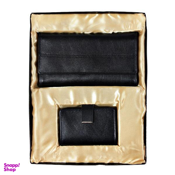 ست هدیه چرم آرتان کد ALZ094 رنگ مشکی