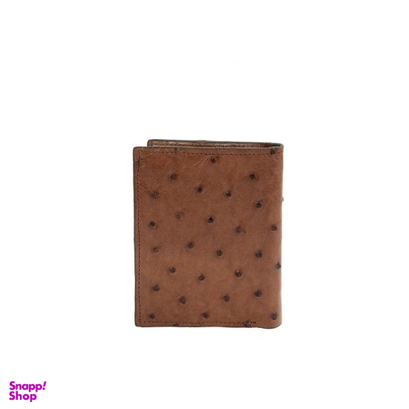 کیف جیبی ژاو طرح شتر مرغی رنگ قهوه ای