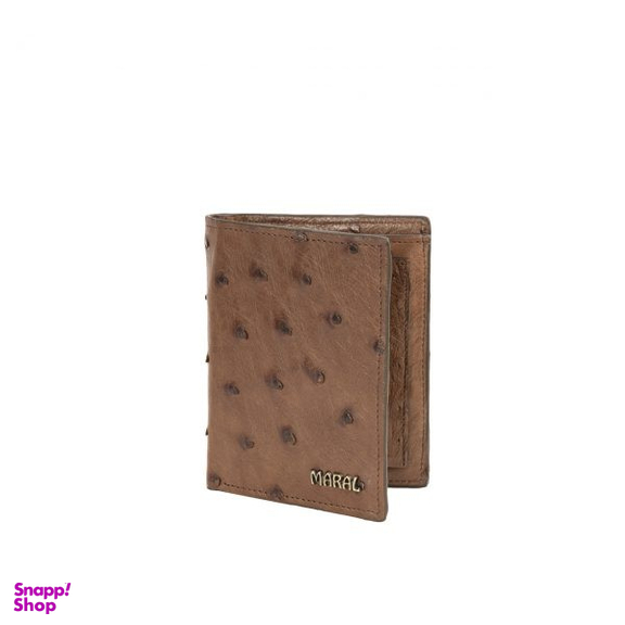 کیف جیبی ژاو طرح شتر مرغی رنگ قهوه ای