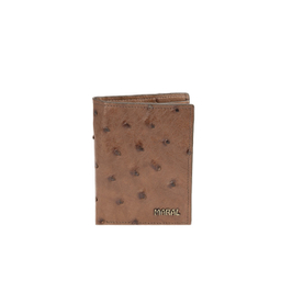 کیف جیبی ژاو طرح شتر مرغی رنگ قهوه ای