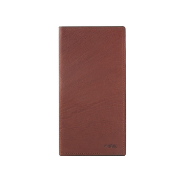 کیف جیبی ژاو طرح شتر مرغی رنگ قهوه ای