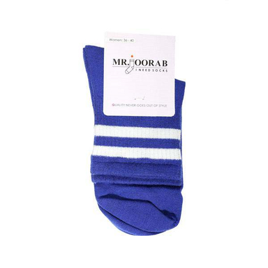 جوراب زنانه مستر جوراب (Mr joorab) طرح تنیس مدل R214001 رنگ آبی