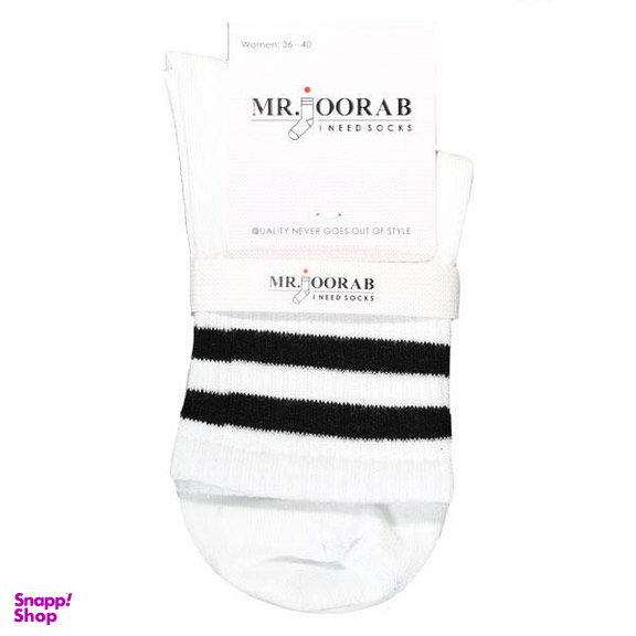 جوراب زنانه مستر جوراب (Mr joorab) مدل RG-MR 361 رنگ سفید