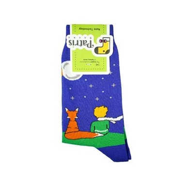 جوراب زنانه پاتریس (Patris) طرح شازده کوچولو کد RG-PA 109 رنگ آبی