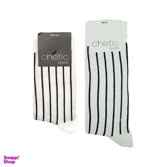 جوراب ست چتیک (Chetic) مدل لاین مدل RG-CS 111 رنگ سفید