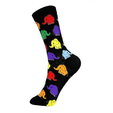 جوراب زنانه چتیک (Chetic) طرح فیل مدل RG-C 862 رنگ مشکی