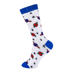 جوراب زنانه چتیک (Chetic) طرح کهکشان مدل RG-C815 رنگ سفید