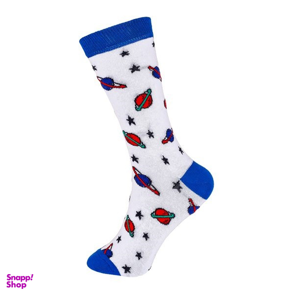 جوراب زنانه چتیک (Chetic) طرح کهکشان مدل RG-C815 رنگ سفید