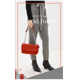 کیف دستی مدل cm5409 دیوید جونز David Jones قرمز