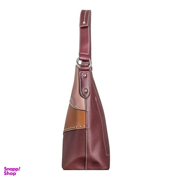 کیف دستی مدل 6133-1 دیوید جونز (David Jones) زرشکی