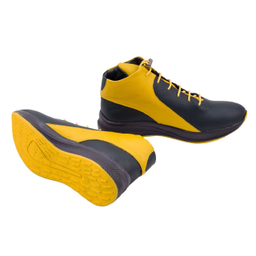 نیم بوت زنانه تیاگو رنگ زرد سرمه ای