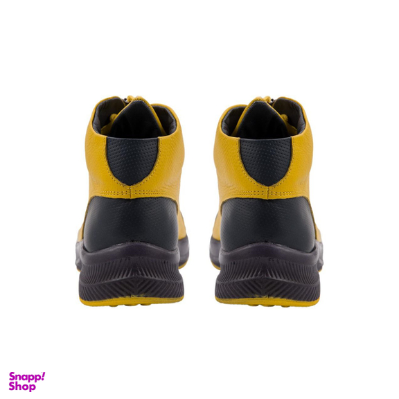 نیم بوت زنانه تیاگو رنگ زرد سرمه ای