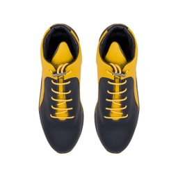 نیم بوت زنانه تیاگو رنگ زرد سرمه ای