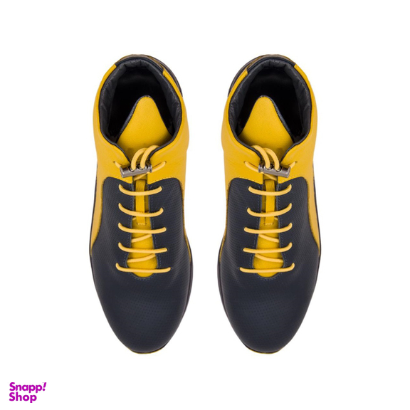 نیم بوت زنانه تیاگو رنگ زرد سرمه ای