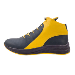 نیم بوت زنانه تیاگو رنگ زرد سرمه ای