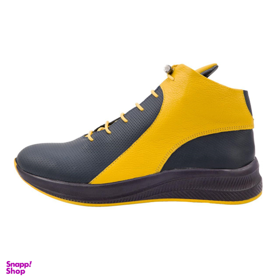 نیم بوت زنانه تیاگو رنگ زرد سرمه ای