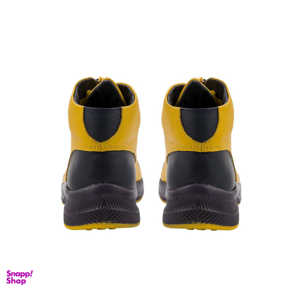 نیم بوت زنانه تیاگو رنگ زرد سرمه ای