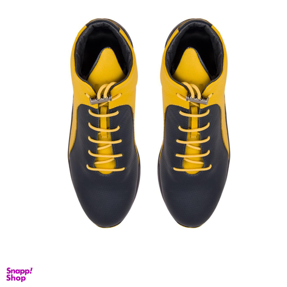 نیم بوت زنانه تیاگو رنگ زرد سرمه ای