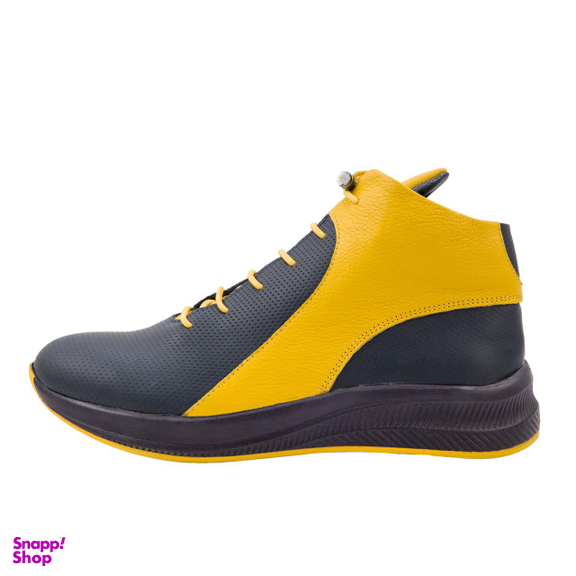 نیم بوت زنانه تیاگو رنگ زرد سرمه ای