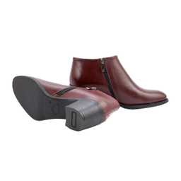 نیم بوت زنانه آنیکا رنگ زرشکی