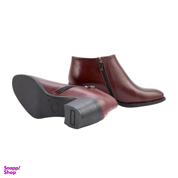 نیم بوت زنانه آنیکا رنگ زرشکی