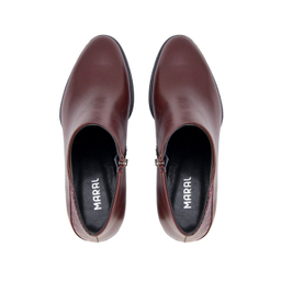 نیم بوت زنانه آنیکا رنگ زرشکی