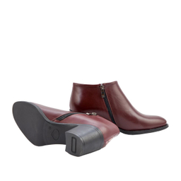 نیم بوت زنانه آنیکا رنگ زرشکی