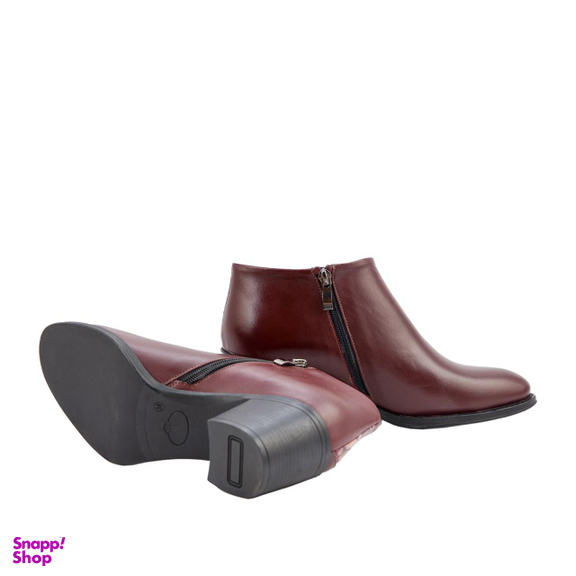 نیم بوت زنانه آنیکا رنگ زرشکی