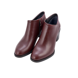 نیم بوت زنانه آنیکا رنگ زرشکی